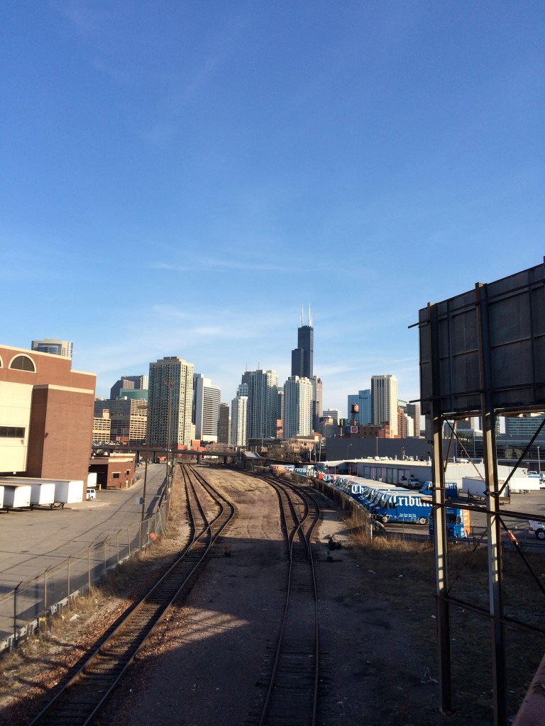 I love seeing Chicago's skyline from various views throughout the city. This was taken near the intersection of Chicago & Halsted.